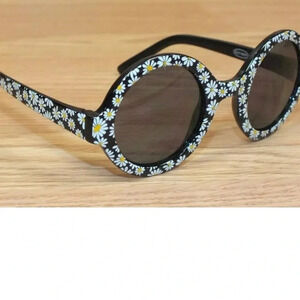 Women's Collection sunglass100%UV Protection daisy flowers round frames